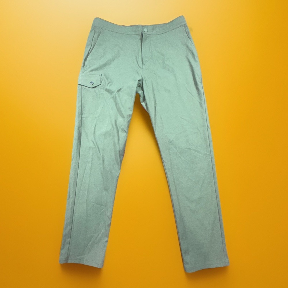 Rhone Men's Size L Green Athletic Performance Commuter Jogger Pants Drawstring